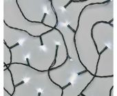EMOS LED vánoční řetěz, 18 m, venkovní i vnitřní, studená bílá, programy