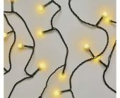 EMOS LED vánoční cherry řetěz – kuličky, 30 m, venkovní i vnitřní, teplá bílá, časovač