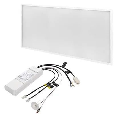 EMOS LED panel 30×60, obdélníkový vestavný bílý, 18W neutrální bílá, Emergency