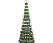 EMOS LED vánoční stromek se světelným řetězem a hvězdou, 1,5 m, vnitřní, ovladač, časovač,