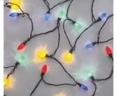 EMOS LED vánoční řetěz, barevné žárovky, 9,8 m, multicolor, multifunkce