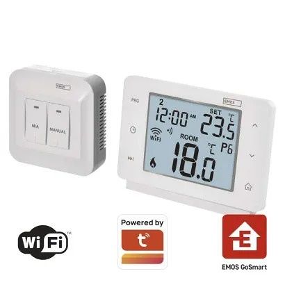 EMOS Pokojový programovatelný bezdrátový WiFi GoSmart termostat P56211