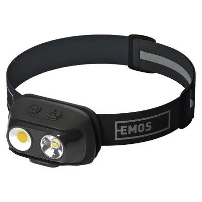 EMOS COB LED nabíjecí čelovka P3542, 500lm, 130m, Li-pol 1200 mAh