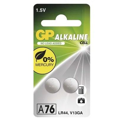 GP Alkalická knoflíková baterie GP A76F (LR44)