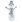 EMOS LED vánoční sněhulák ratanový, 82 cm, vnitřní, studená bílá, časovač