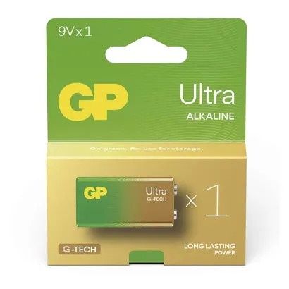 GP Alkalická baterie GP Ultra 9V (6LF22)