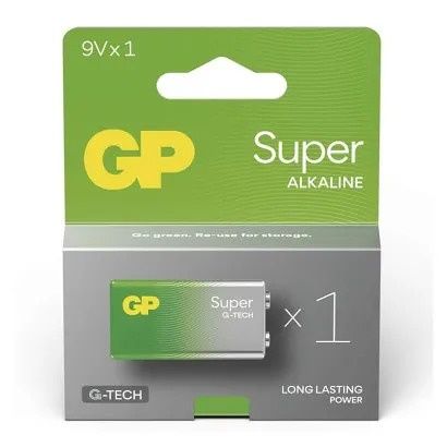 GP Alkalická baterie GP Super 9V (6LR61)