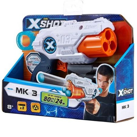 ZURU X-SHOT EXCEL MK 3 s otočnou hlavní a 8 náboji