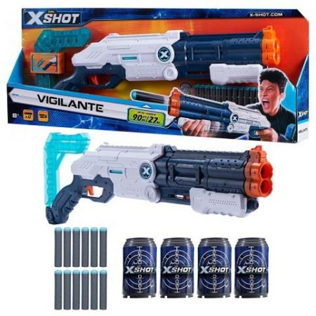 ZURU X-SHOT EXCEL Vigilante puška s dvojitou hlavní a 24 náboji