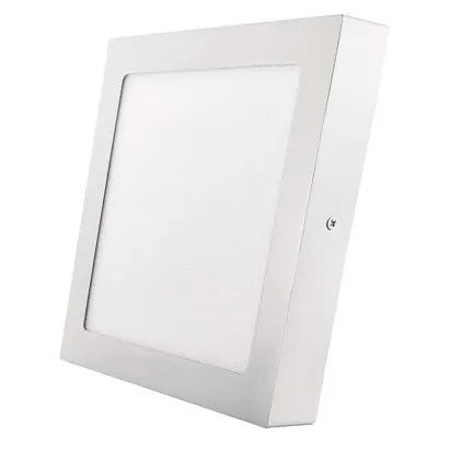 EMOS LED přisazené svítidlo PROFI, čtvercové, bílé, 18W teplá bílá