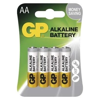Alkalická baterie GP Alkaline AA (LR6) - 4 kusy