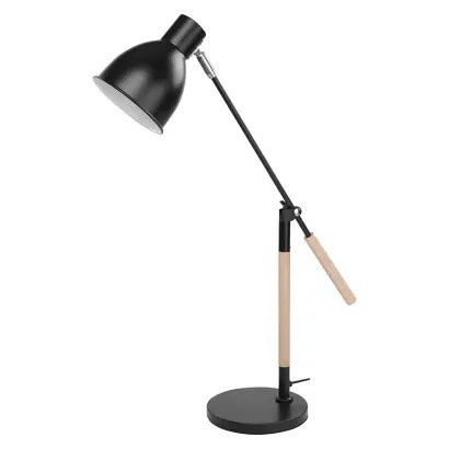 EMOS Stolní lampa WINSTON na žárovku E27, černá