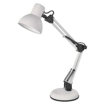 EMOS Stolní lampa LUCAS na žárovku E27, bílá