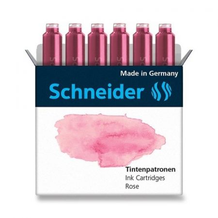 Inkoustové bombičky Schneider, 6ks - růžové