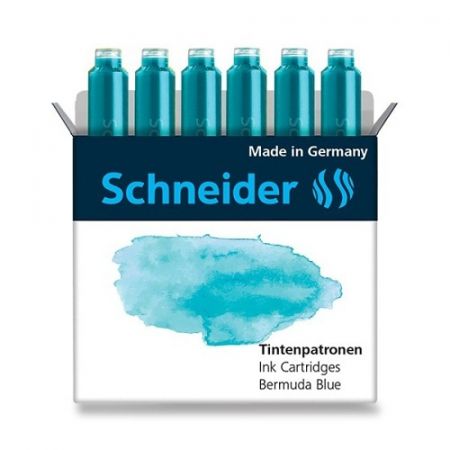 Inkoustové bombičky Schneider, 6ks - Oceánová modrá