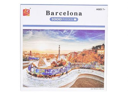 Puzzle 70x50cm Barcelona 1000 dílků