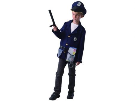 Šaty na karneval - Policista, 110-120cm