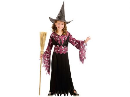 Šaty na karneval -Čarodějka 130-130cm