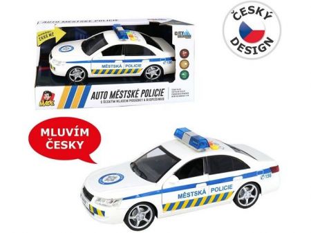 Auto Městská policie, CZ design, s českým hlasem, 24cm