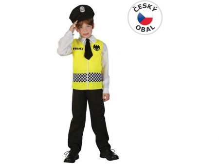 Šaty na karneval - Policie, 120-130cm
