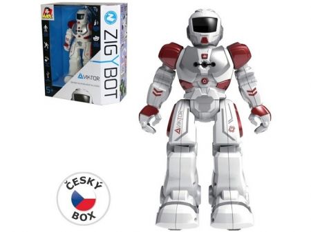 Robot Viktor 27cm, 21 funkcí, červený