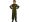 Šaty na karneval - vojenský pilot, 110 - 120 cm
