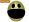Pac-Man lesklý 14cm plyšový křičící 0m+
