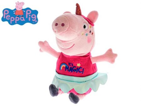 Peppa Pig Happy Party 31cm plyšový jednorožec 0m+