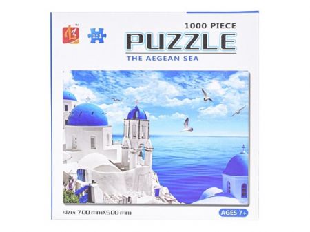 Puzzle 70x50cm Egejské moře 1000dílků v krabičce