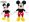 Mickey Mouse plyšový 30cm 0m+