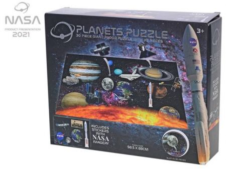 NASA puzzle planety 88x58,5cm 30dílků v krabičce