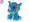 Nosorožec Star Sparkle plyšový modrý 24cm sedící 0m+ v sáčku