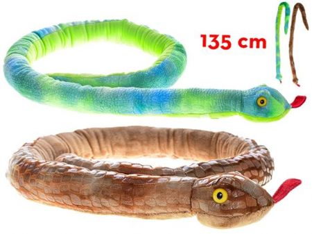 Had plyšový 135cm 2barvy 0m+
