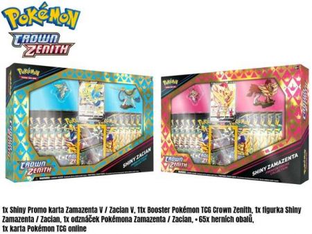 Pokémon TCG - Crown Zenith Premium Figure Collection - Zacian and Zamazenta Case