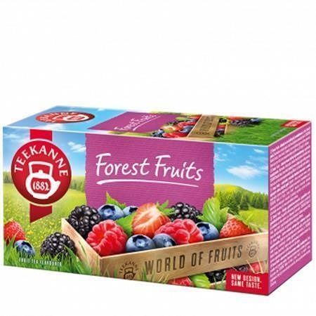 Čaj, ovocný, 20x2,5 g, TEEKANNE &quot;Forest Fruits&quot;, lesní plody