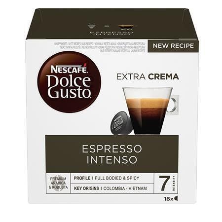 Kapsle do kávovaru, 16 ks, NESCAFÉ &quot;Dolce Gusto Espresso Intenso&quot;
