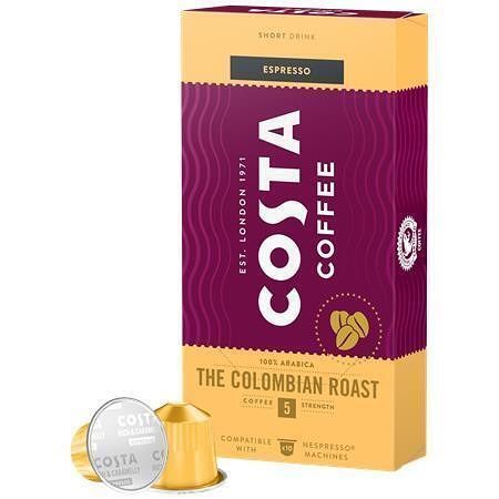Kávové kapsle &quot;The Colombian Roast&quot;, 10 ks, do kávovarů Nespresso®, COSTA