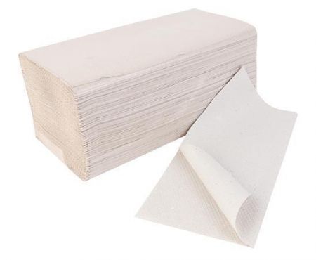 Hand towel, Z/V folded, 1 ply, 250 sheets, VICTORIA HYGIENE, brown