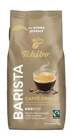 Káva &quot;Barista Caffé Crema&quot;, pražená, zrnková, 1000 g, TCHIBO