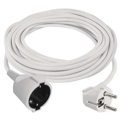 EMOS Prodlužovací kabel 10 m / 1 zásuvka / bílý / PVC / 1,5 mm2