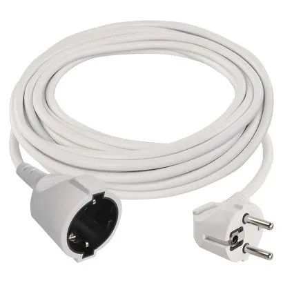 EMOS Prodlužovací kabel 7 m / 1 zásuvka / bílý / PVC / 1,5 mm2
