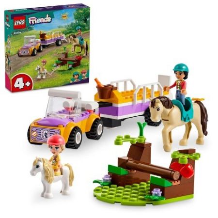 Lego 42634 Přívěs s koněm a poníkem