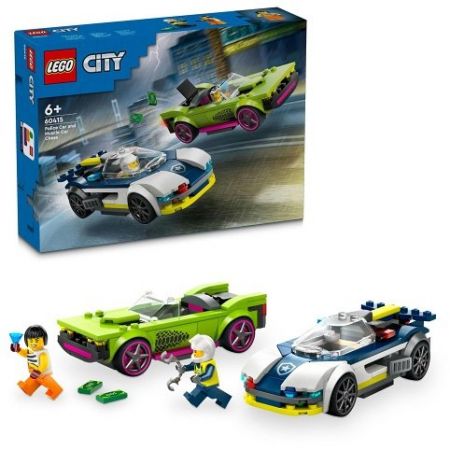 Lego 60415 Honička policejního auta a sporťáku