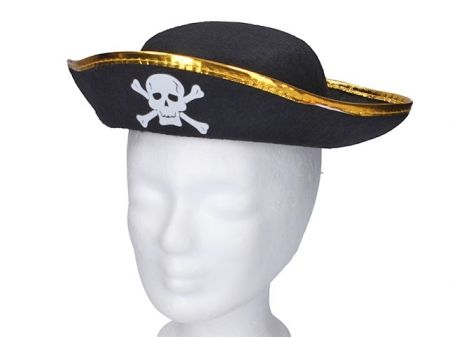 Pirátský klobouk - karnevalový doplněk