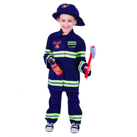 Kostým hasič dětský M EKO
