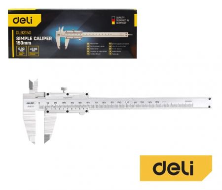 Měřítko posuvné 150mm DELI EDL92150