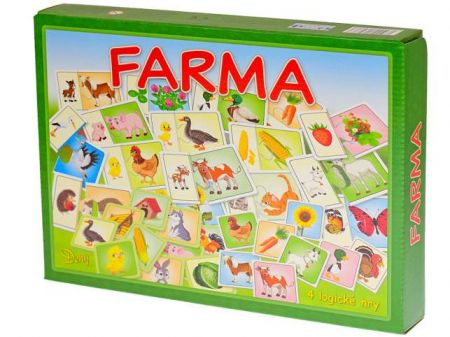 Společenská hra logická Farma v krabičce