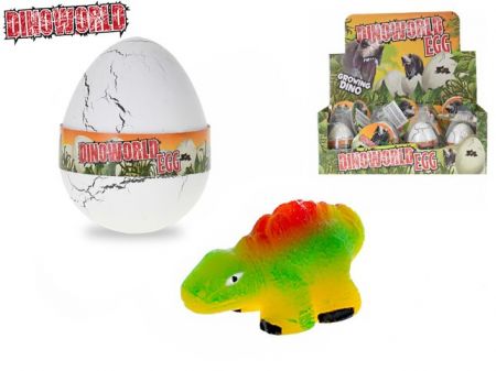 Dinoworld dinosaurus líhnoucí a rostoucí ve vajíčku