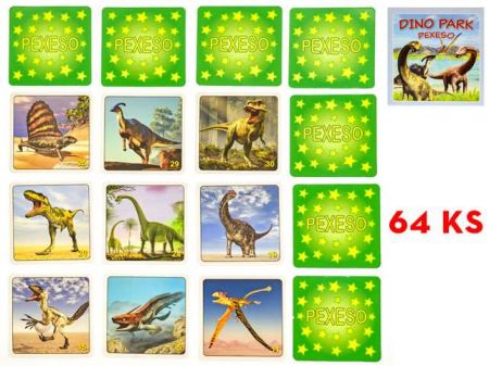 Pexeso Dino Park 64ks v krabičce