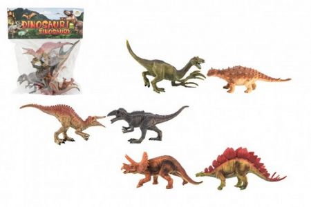Dinosaurus plast 15-16cm, 6ks